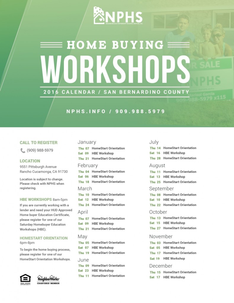 Home Buying Workshops SB County